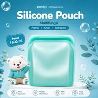 Gambar Nomby Silicone Pouch Food Grade BPA Free Anti Bocor Microwave Freezer Safe - 1000 ml dari Nomby Kota Administrasi Jakarta Barat 2 Tokopedia
