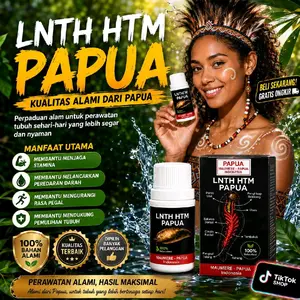 minyak LNTH kemasan kotak HTM berasal dari Papua alami perawatan tubuh