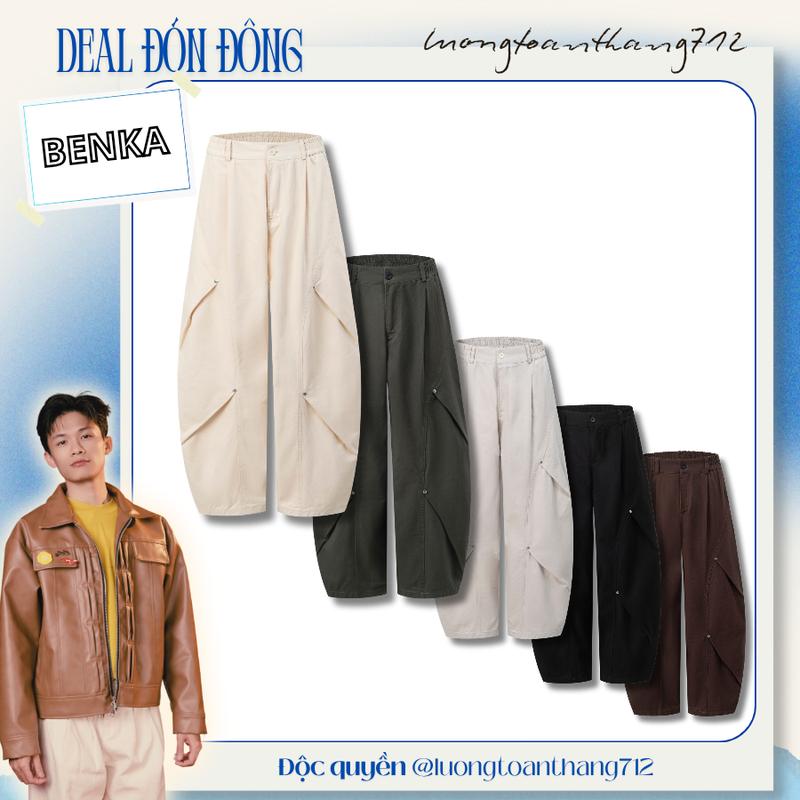 CATIMA x Lương Toàn Thắng Quần Kaki Ống Rộng Balloon Nam Nữ Streetwear Catima