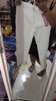 Product Review of POPPY BOYFRIEND JEANS KOREA STYLE fit karet Panjang Melar Korean White from D**3 0