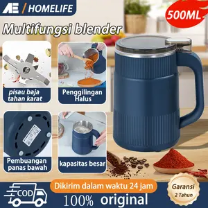 AE Grinder Blender Bumbu Dapur 500ML Penggunaan Biji Kering Penggiling Kopi/Kacang cosmos  blender mini  copper blender  1  set  lengkap