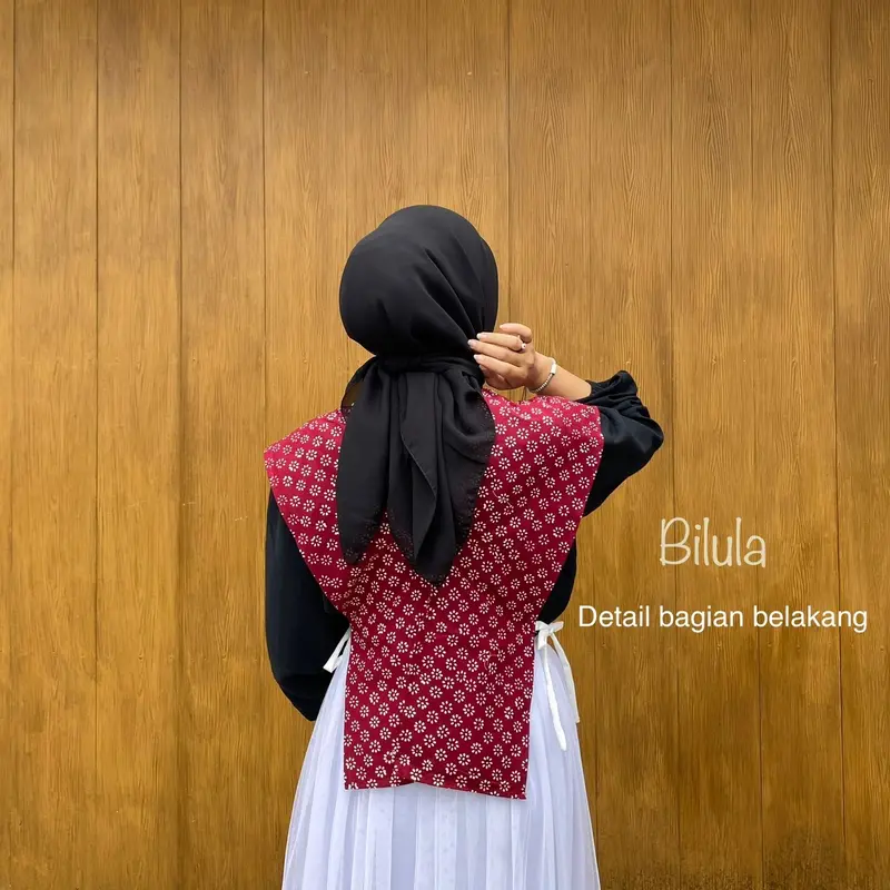 Mona vest | vest batik Bunga 4