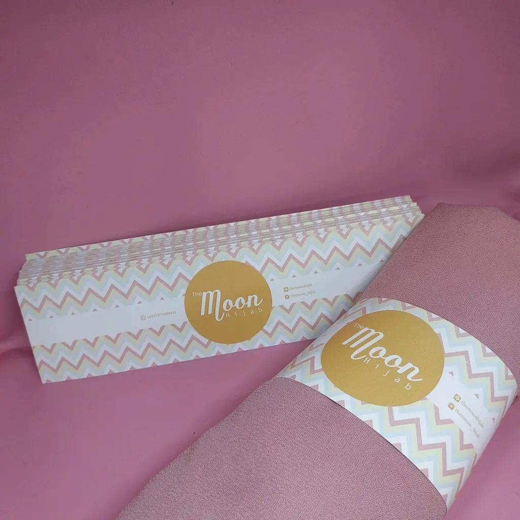 (isi 100pc) Label roll hijab/roll souvenir FREE CUTTING Jilbab