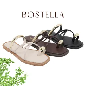 Bostella sandal wanita Alena simple flexible fashion modist