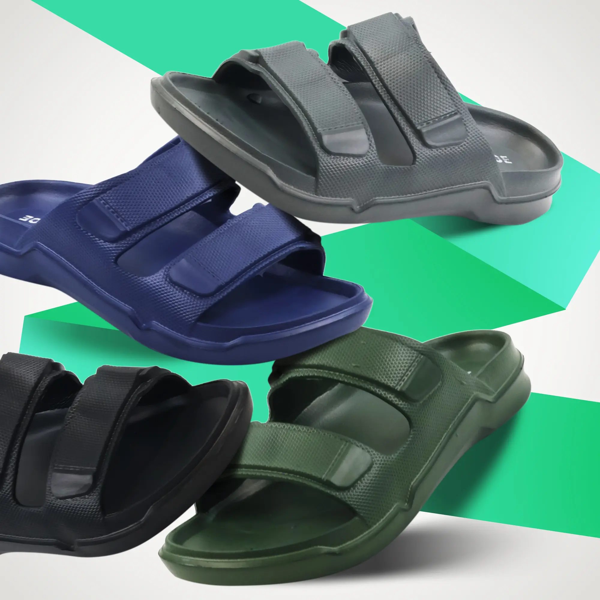 Sandal Pria Model Selop Karet EVA Rubber 392-1 Sandal Cowok Pria Selop Model Birken Terlaris Kualitas Bagus Anti Slip Anti Licin Ringan