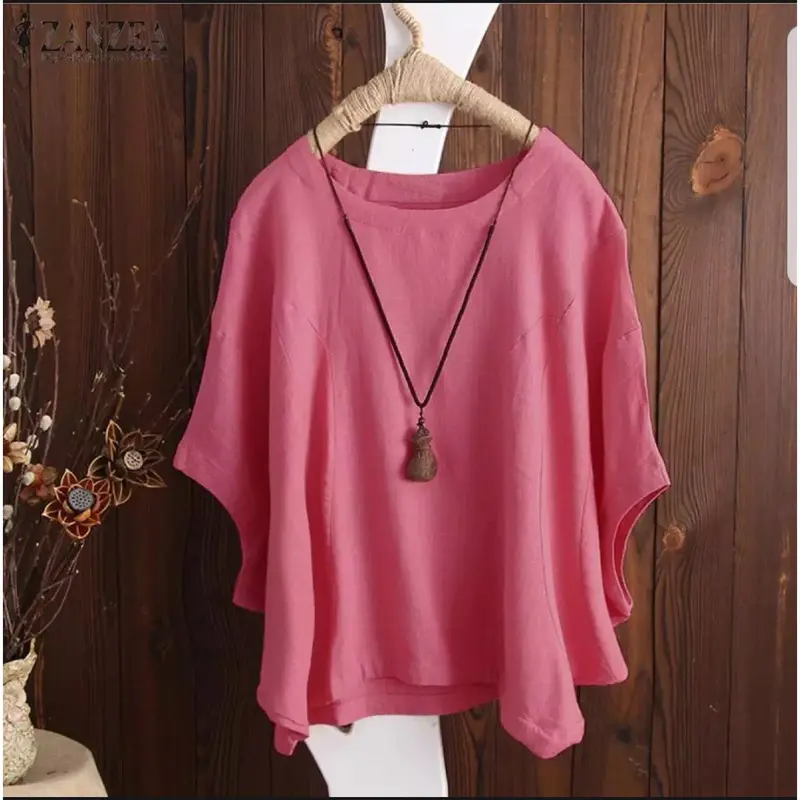 ZF ❤BISA COD❤ Baju Wanita JUMBO BIGSIZE Terbaru Atasan Batwing Jumbo fit to XXXL 6