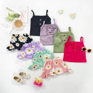 Set Anak Perempuan DOMIVI DAISY Setelan Singlet Anak 0-4 Tahun BENNABABY