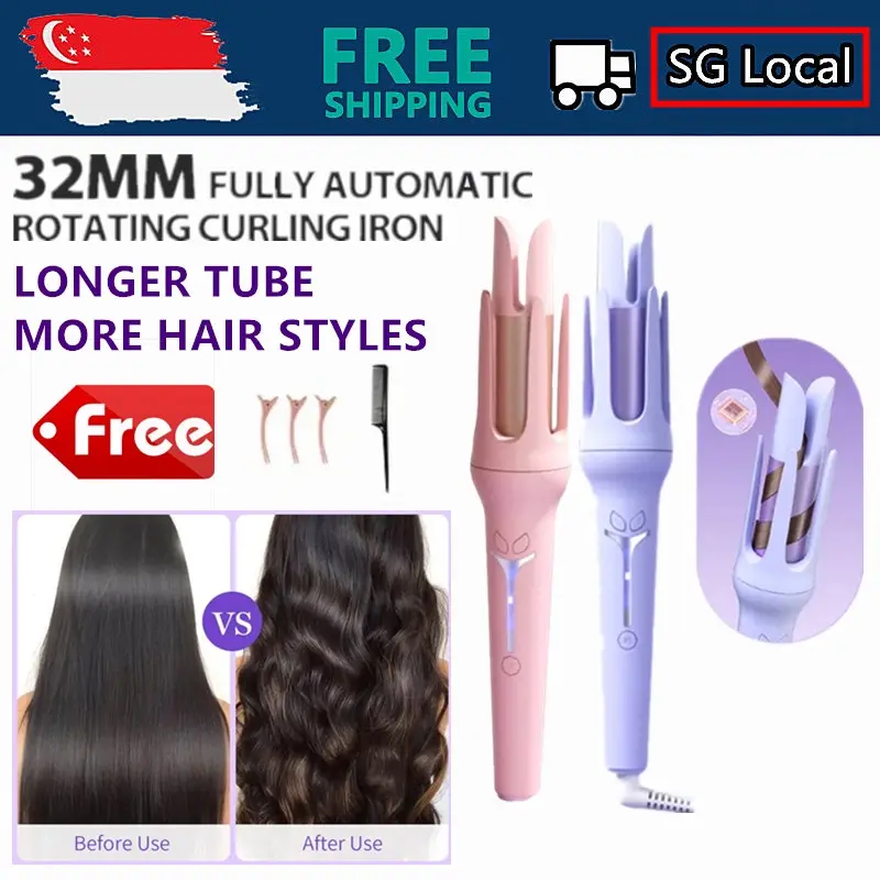 32MM Automatic Curling Iron Roll Anion Ceramic Hair Curler 3-Speed Adjustable Fast Heating Fashion Styling Tools Comfort