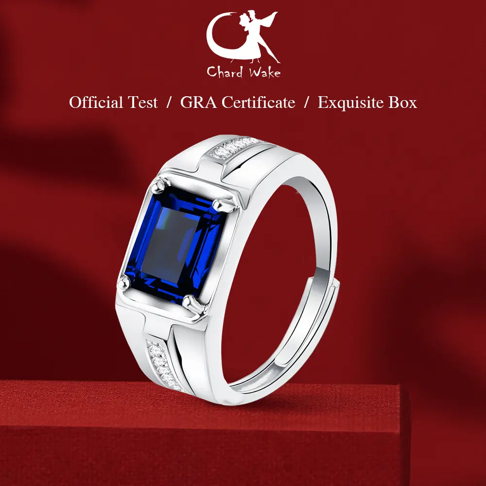 【003Harga telah dibanting, segera di CO】Chard Wake Original Cincin Pria Jewellery Pasangan Estetik Aksesoris Perhiasan Dapat Diatur Perhiasan Mewah Anti karat Sertifikat  CWR013