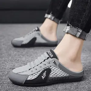 Sepatu Pria Wanita Slip on JUMBO 39-45 BERGARANSI Sneakers Casual Kerja Kuliah Cowok Cewek Laki Laki  Shoes Sendal Kasual Terbaru D-5