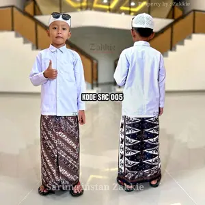 Sarung Instan Anak Usia 1-12 Tahun Motif Gus Iqdam Bahan Katun Micro Sarung Anak Model Rok Sarung Kang Santri