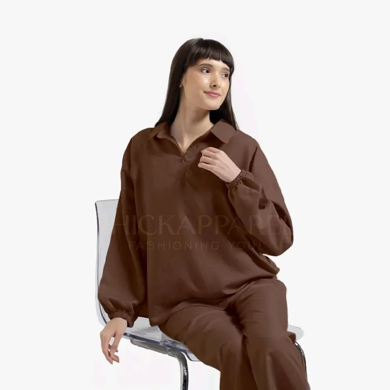 THICKAPPAREL - AALIYA Setelan Wanita Blouse dan Celana Kulot - One Set Wanita Kulot 7