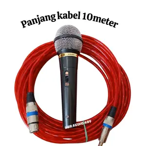 Mic Baru Panjang Kabel 10 Meter Mikrofon Karaoke Suara Terbaik untuk Performa Optimal.  M500 M300 M200