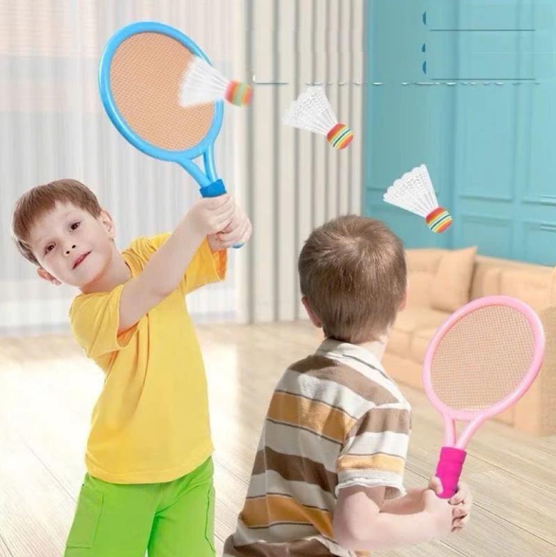 Đồ chơi Bộ Vợt Cầu Lông Cho Bé Gồm 2 Vợt 1 Quả Cầu Lông Và 1 Bóng Nhựa An Toàn Cho Trẻ Em