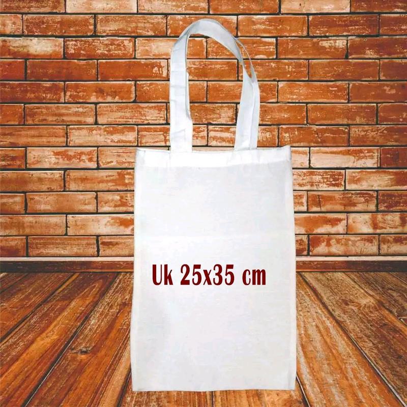 tote bag putih polos bisa untuk praktik ecoprint Totebag Wanita acara event promosi dll 3
