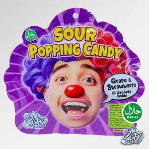 SGFR Sour Popping Candy (Grape & Strawberry)