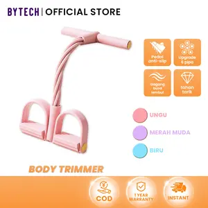 Bytech Tummy Trimmer SRB01 Resistance Band Alat Fitness Foot Pedal Alat Olahraga Pengecil Perut Dan Pembakar Lemak Yoga Fitness Leg Exercises
