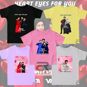 MILEN Kaos Anak Mila Valen Dangdut Academy D7 Plat E T Shirt Anak Laki Laki Perempuan Cotton Combed Baju Anak Lengan Pendek