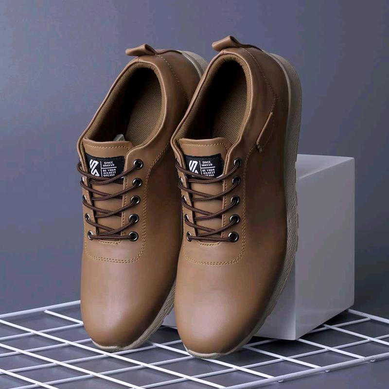 sepatu semi formal pria sepatu cowo sepatu formal Casual Hitam Kerja Shoes 7