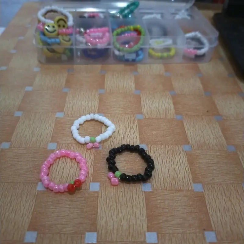 Cincin cherry manik/cincin cherry/ cincin manik murah/Cincin unik lucu/cincin 2