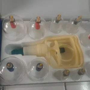 bekam isi kop Alat Bekam Kop Angin 12 Mangkok dengan Pompa 12 - kop angin isi 12mangkok
