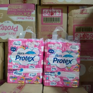 HERS PROTEX PINK NON WINGS 23CM 1 TAS (6PACK) 8 LEMBAR