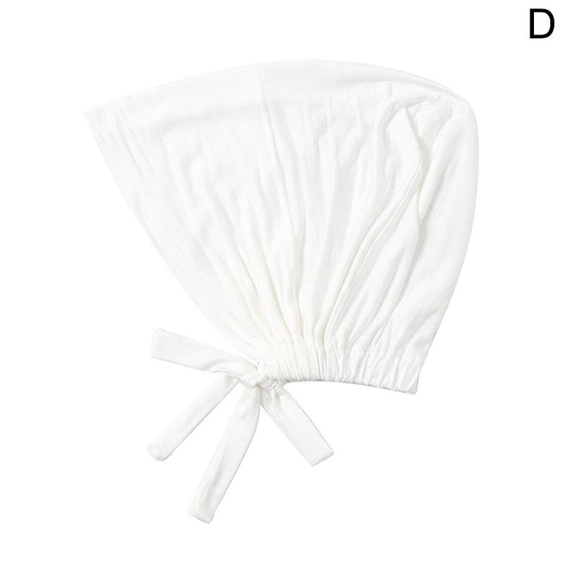 Product Introduction of Women’s Ladies’ Solid Color Plain Hijab Head Kerchief Head Sun Inner Cover Coverchief Wrap L2E9 34