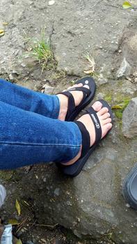 Product Review of Sandal Wanita Hak Andin Hengde Silang 04 Cewek Karet Jepit Sendal from S**s S** 0