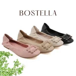 Bostella sepatu wanita flatshoes cantik dan anggun Louise