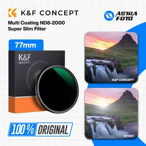KNF Concept 77mm Filter Multi Coating ND8-2000 Super Slim Filter K&F