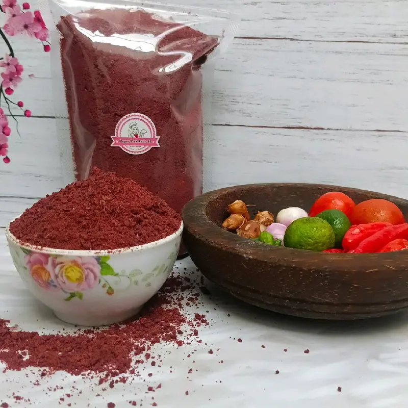 terasi merah tabur asli garut 200gr viral Cemilan Udang Asin 0