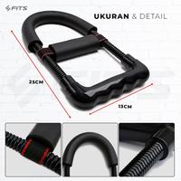 Gambar SFIDN FITS Power Wrist Exerciser | Arm Grip Exerciser | Hand Grip Tangan - HItam dari SFIDN FITS Shop Kota Tangerang Selatan 3 Tokopedia