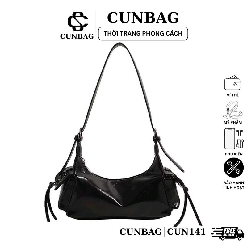 Túi Xách Nữ Cunstore Túi Đeo Tết Chéo Vai Phong Cách Hàn Quốc Thanh Lịch Trẻ Trung Bag Lady Da CUN141