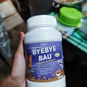 Bye Bye Bau | Dr.Bulu - Deodorant Litter Box, Penghilang Bau Litter Box Kucing dan Anjing, Odor Remover Deodorizer, Pewangi Pasir Kucing