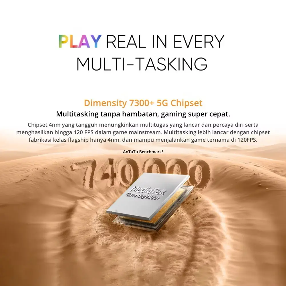 realme 15 5G 8+256GB & 12+256GB Dimensity 7300+ 5G Chipset 50MP SONY AI CAMERA 50MP Selfie Camera | 7000mAh 80W Ultra Charge | GARANSI RESMI