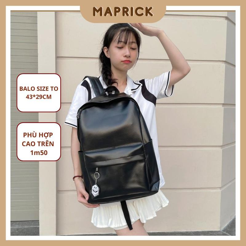  Balo da backpack chống nước thời trang dành cho nam và nữ - kích thước  29cm ngang x 43cm chiều cao BL66 