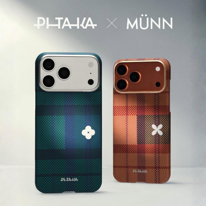 Ốp Lưng PITAKA x MÜNN - Dành Cho iPhone 17 Pro/ Pro Max Siêu Mỏng Nhẹ, Sạc Từ Tính, Sợi Aramid