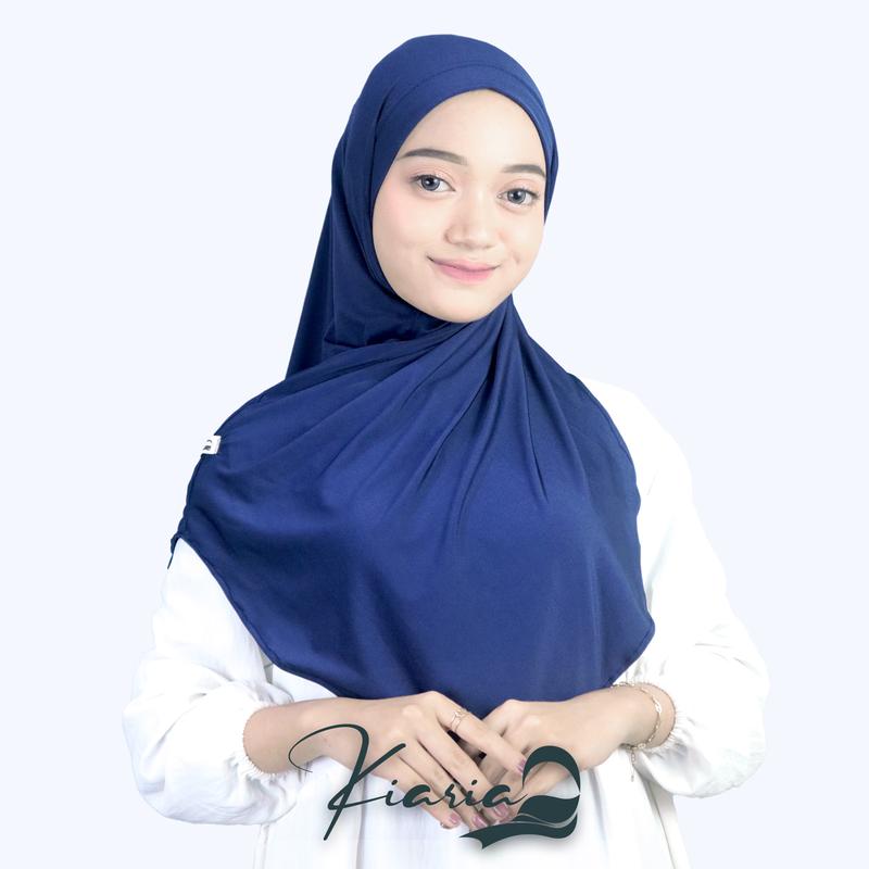 Kiaria - Daily Hijab Jilbab Instan Non Pet Jersey Premium Aleena Oval 8