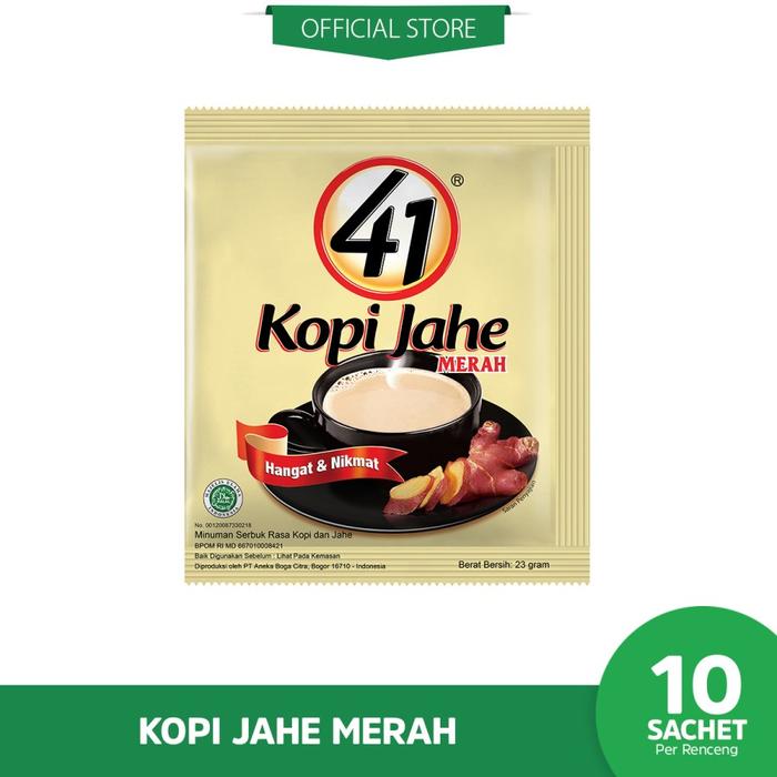 Gambar Kopi Jahe 41 ( 10 Sachet ) dari AMH Official Shop Kota Administrasi Jakarta Barat Tokopedia