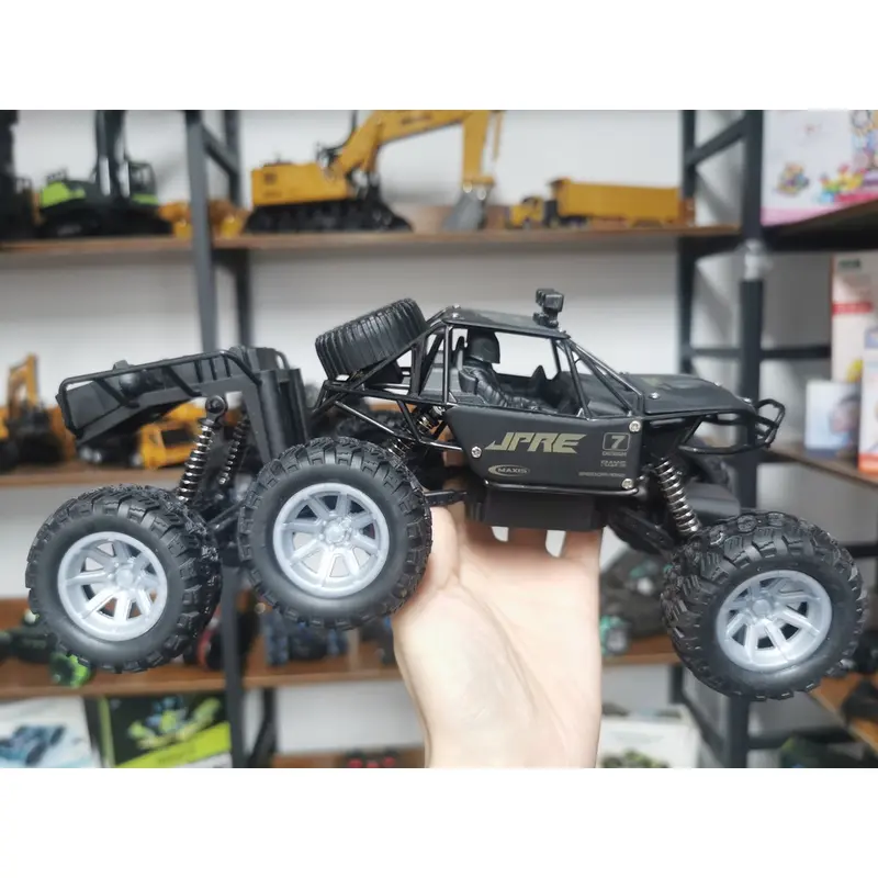 Mobil Remote Control RC Off Road Skala 1:18 6 Roda Hi-Q Remote Control Car dengan Charger Mainan Anak Mobilan Remot 4