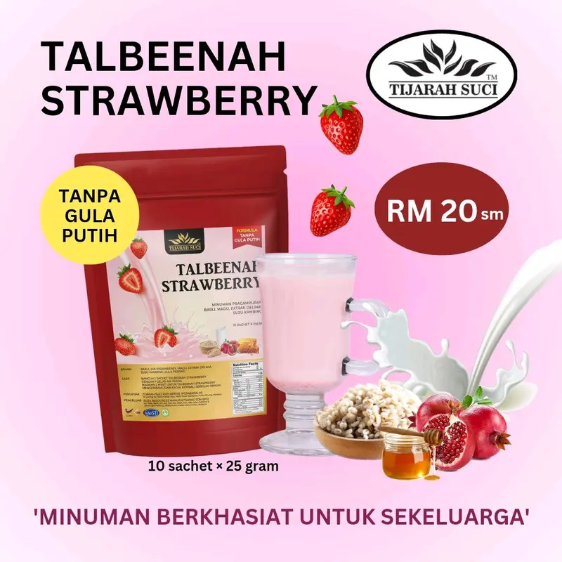 TALBEENAH STRAWBERRY BY TIJARAH SUCI - TikTok Shop Malaysia