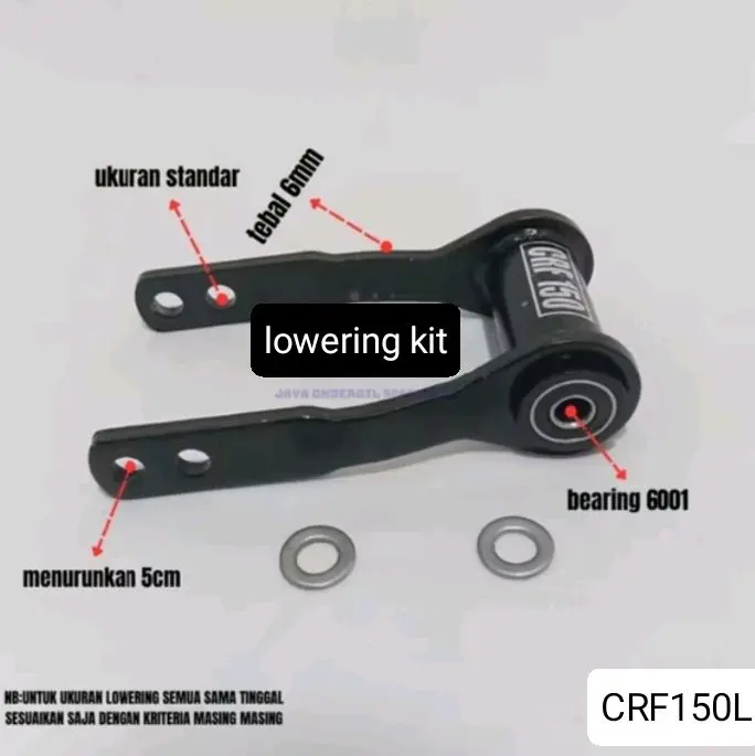 LOWERING KIT/PENURUN MONOSHOCK CB150/CBR150R/CRF150L/KLX150/DTRACKER/GSX 150R/S FULSET BERING Motorcycle