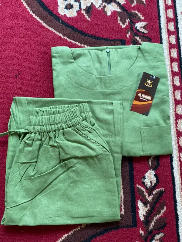 Cozie Set ( Top & Pants ) Setelan One SET Linen Terbaru Wanita MUAT BB 40 - 80 KG 4