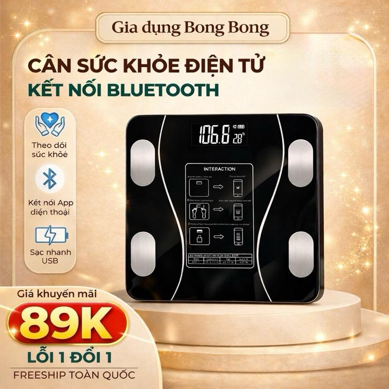 Cân Điện Tử Bluetooth Thông Minh Kết Nối Tiện Lợi Sang Trọng