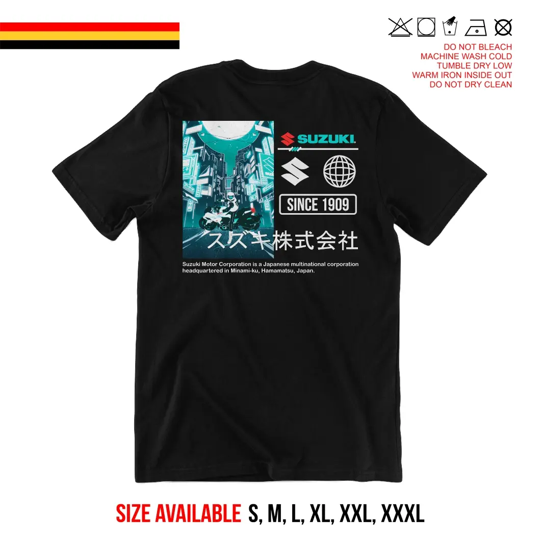 KAOS SUZUKI CLUB SEMI COTTON PE 24s