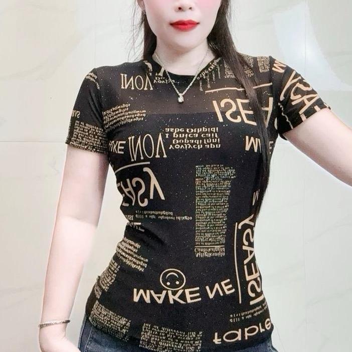 199_ Áo Thun Lưới FOM ÔM Hai Lớp Mềm Mát Cho Nữ Chất Liệu Co Giãn Tốt Thoải Mái Thời Trang Phù Hợp Nhiều Hoàn Cảnh