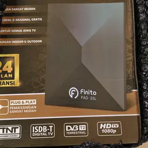 ANTENA DIGITAL FAD-25L INDOOR/OUTDOOR BAHAN ABS TERBARU UP TO 48 CHANNEL FREE KABEL 8M
