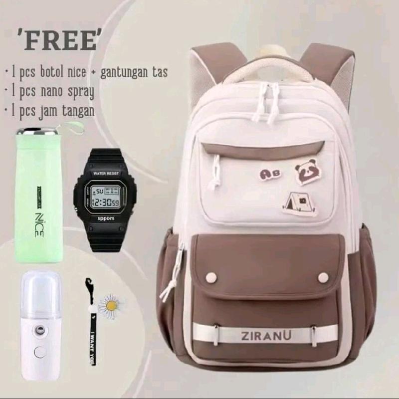Ransel Anak Sekolah Smp Kualitas Tahan Air Banyak Bonus Cocok Untuk Sekolah Bisa COD Perempuan Backpack Wanita 2