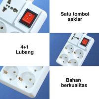 Gambar KENMASTER Stop Kontak F9 (4+1) / Stopkontak / Colokan Listrik - STKA102 - f9 (4+1) dari Kenmaster Official Store Kota Administrasi Jakarta Utara 5 Tokopedia