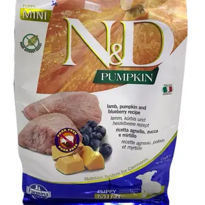 Farmina N&D Grain Free Pumpkin Formula mini Puppy Lamb Blueberry 2,5Kg